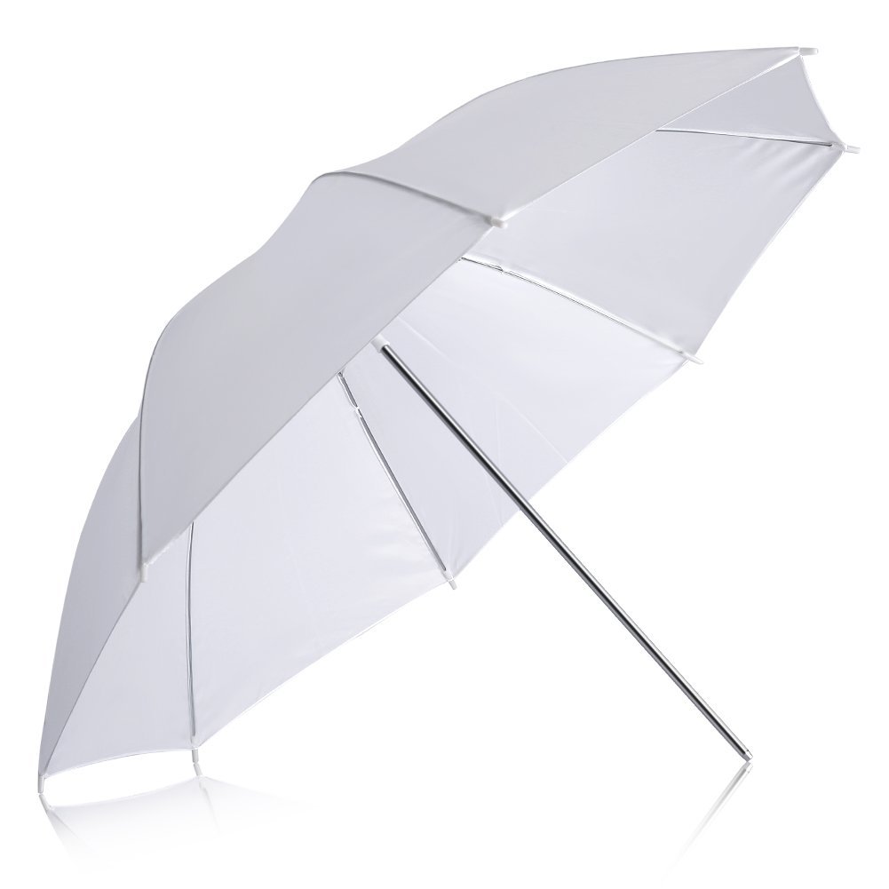 Photography Umbrella Diffuser - مظلة تصوير محمولة بيضاء ناعمة وخفيفة