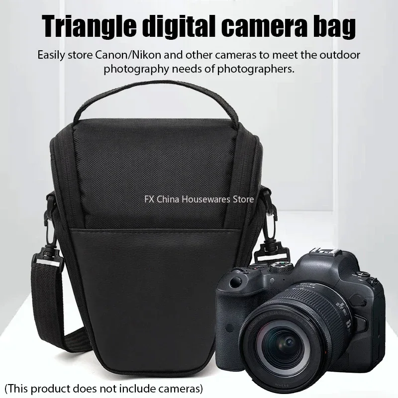 Photography Gear - حقيبة كاميرا DSLR مثلثة الشكل مقاومة