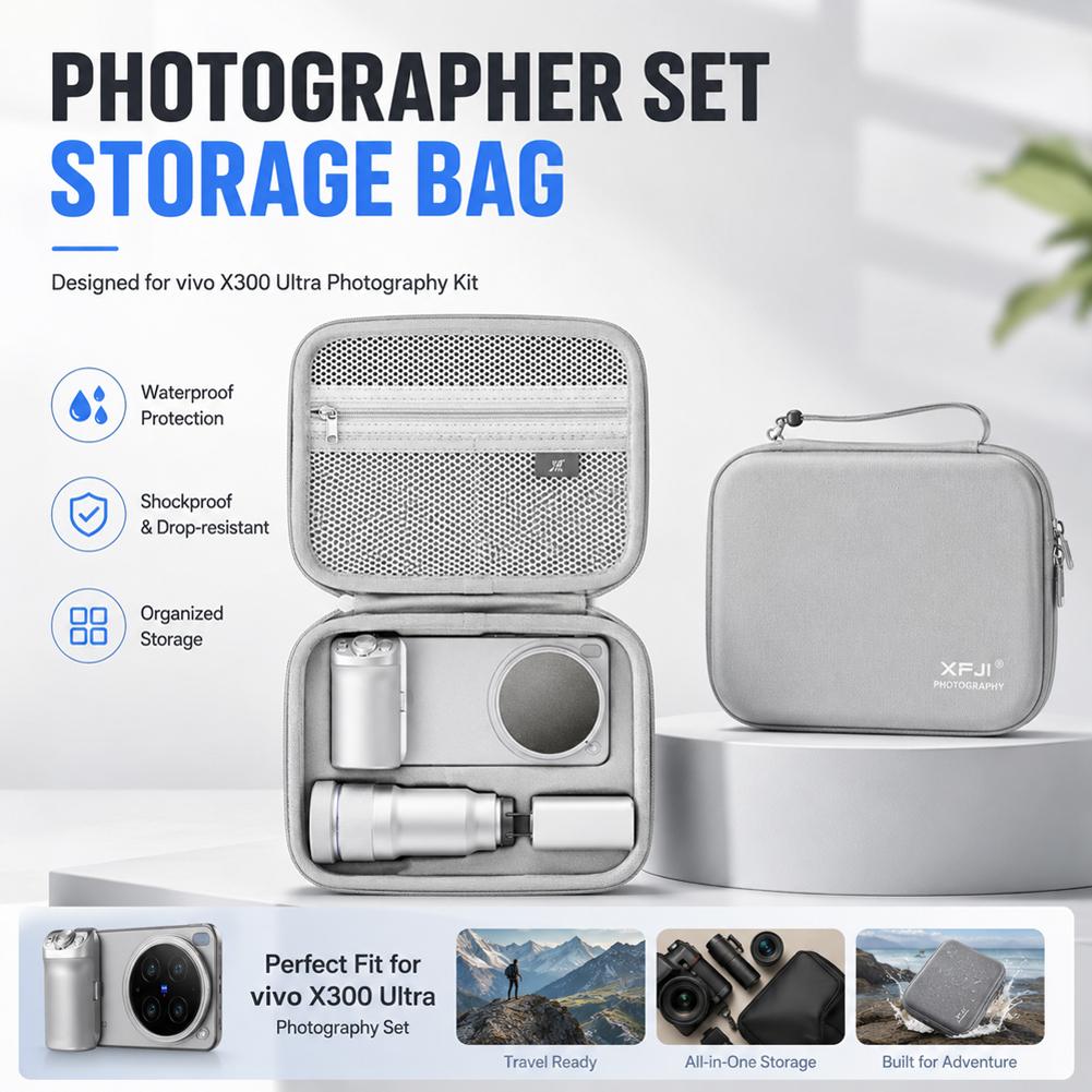 Photography Kit Vivo X300 Ultra - حقيبة تخزين واحدة لطقم التصوير الفوتوغرافي