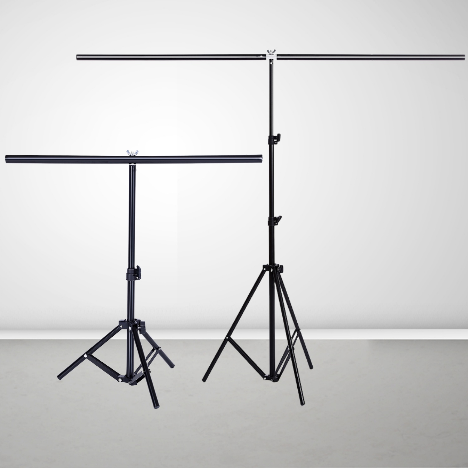Backdrop Stand Kit - نظام دعم الخلفية للتصوير الفوتوغرافي PVC