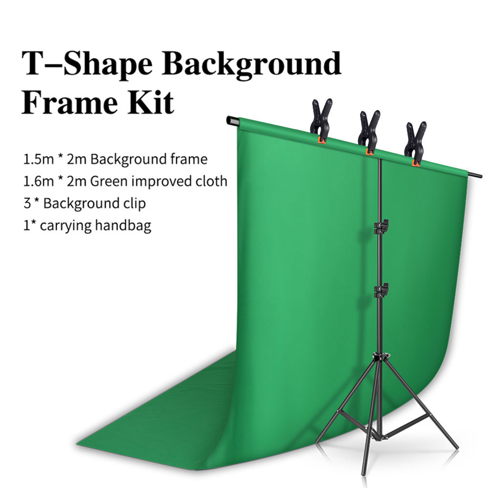 Backdrop Stand Kit - التصوير الفوتوغرافي استوديو الصور T-شكل خلفية