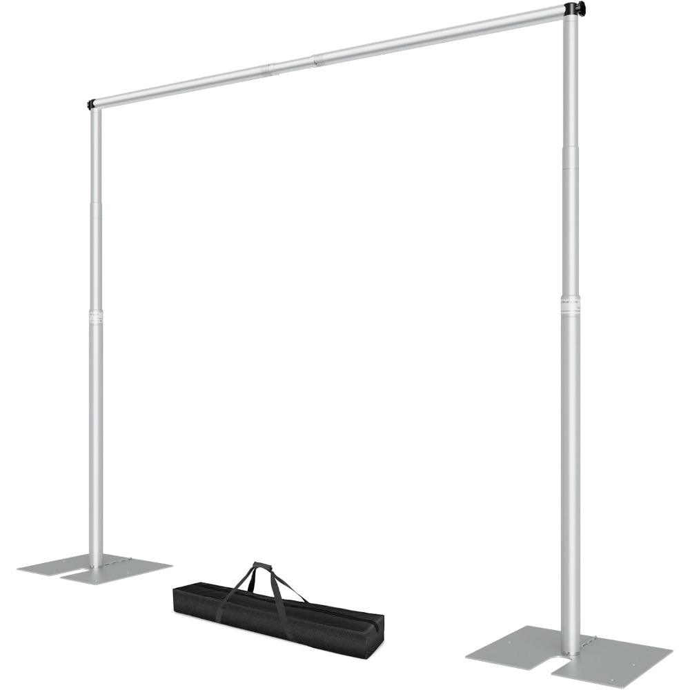 Backdrop Stand Kit - حامل خلفية قابل للتعديل 10×10 قدم