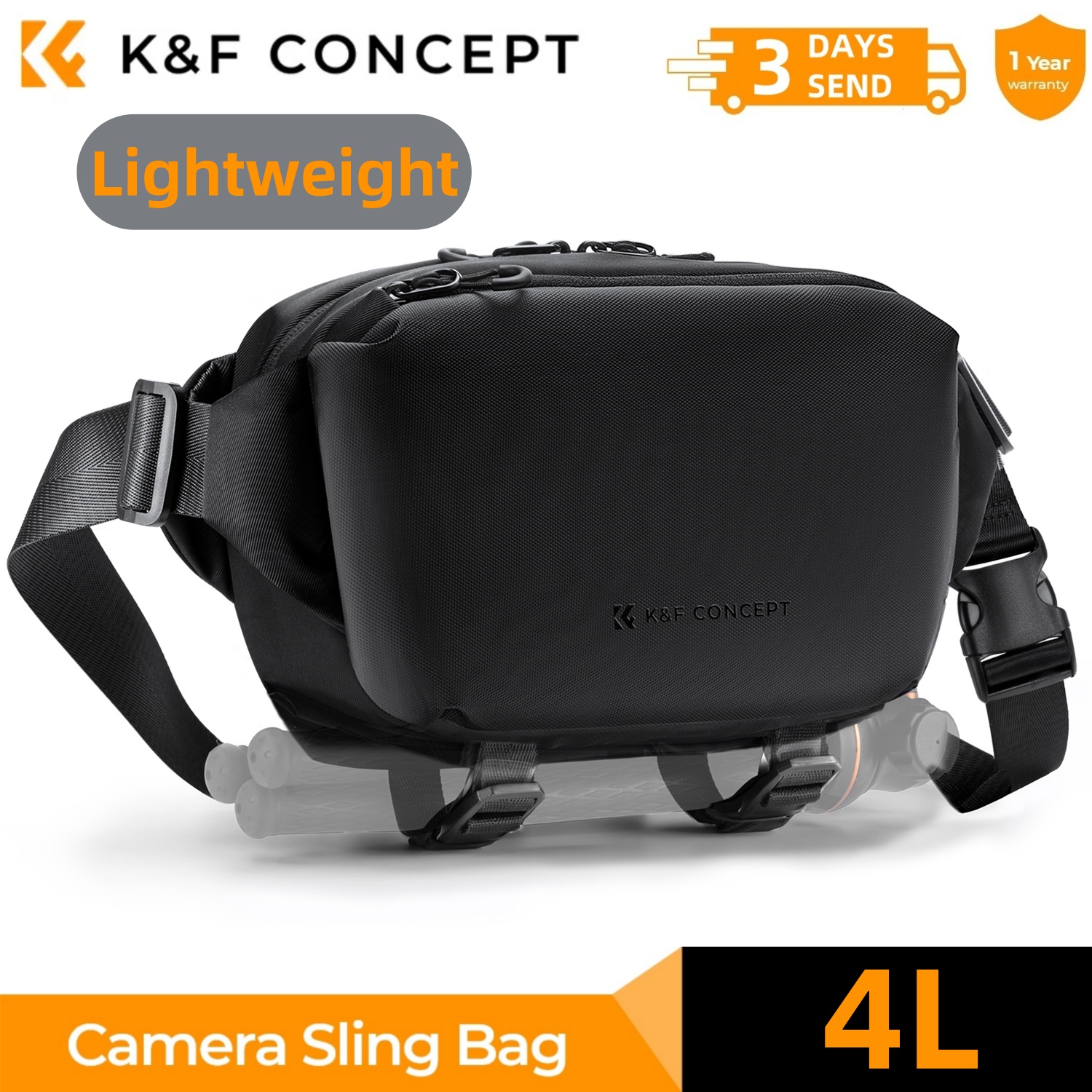 Photography Journalism - حقيبة كاميرا K&F CONCEPT 4L خفيفة