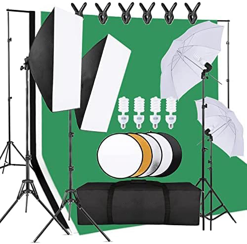 Backdrop Stand Kit - مجموعة معدات استوديو الصور الفعالة من