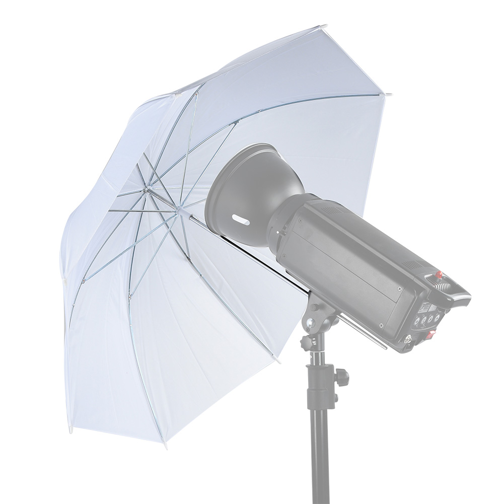 Photography Umbrella Diffuser - 33 بوصة شفافة الأبيض مظلة ناعمة