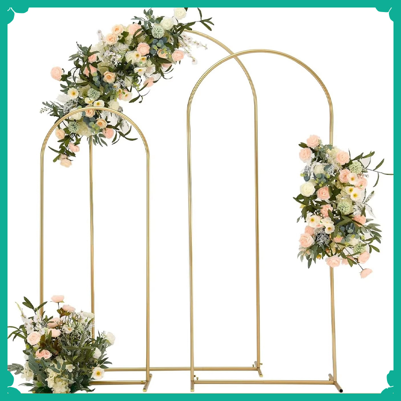 إطار قوسي ذهبي لحفلات الزفاف،  - مراجعة Backdrop Stand Kit وسعره