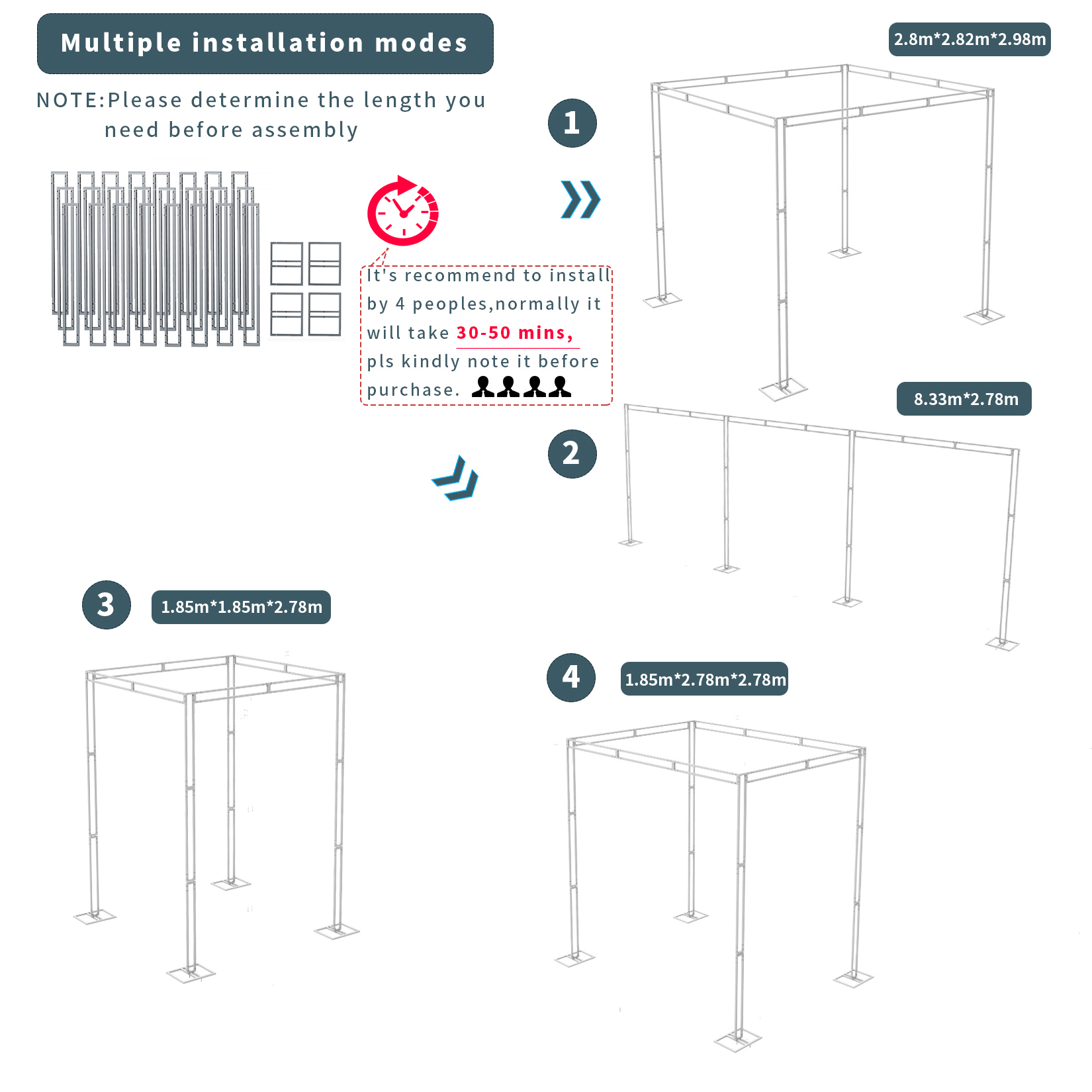 طقم حامل خلفية لحفلات الزفاف ا - مراجعة Backdrop Stand Kit وسعره