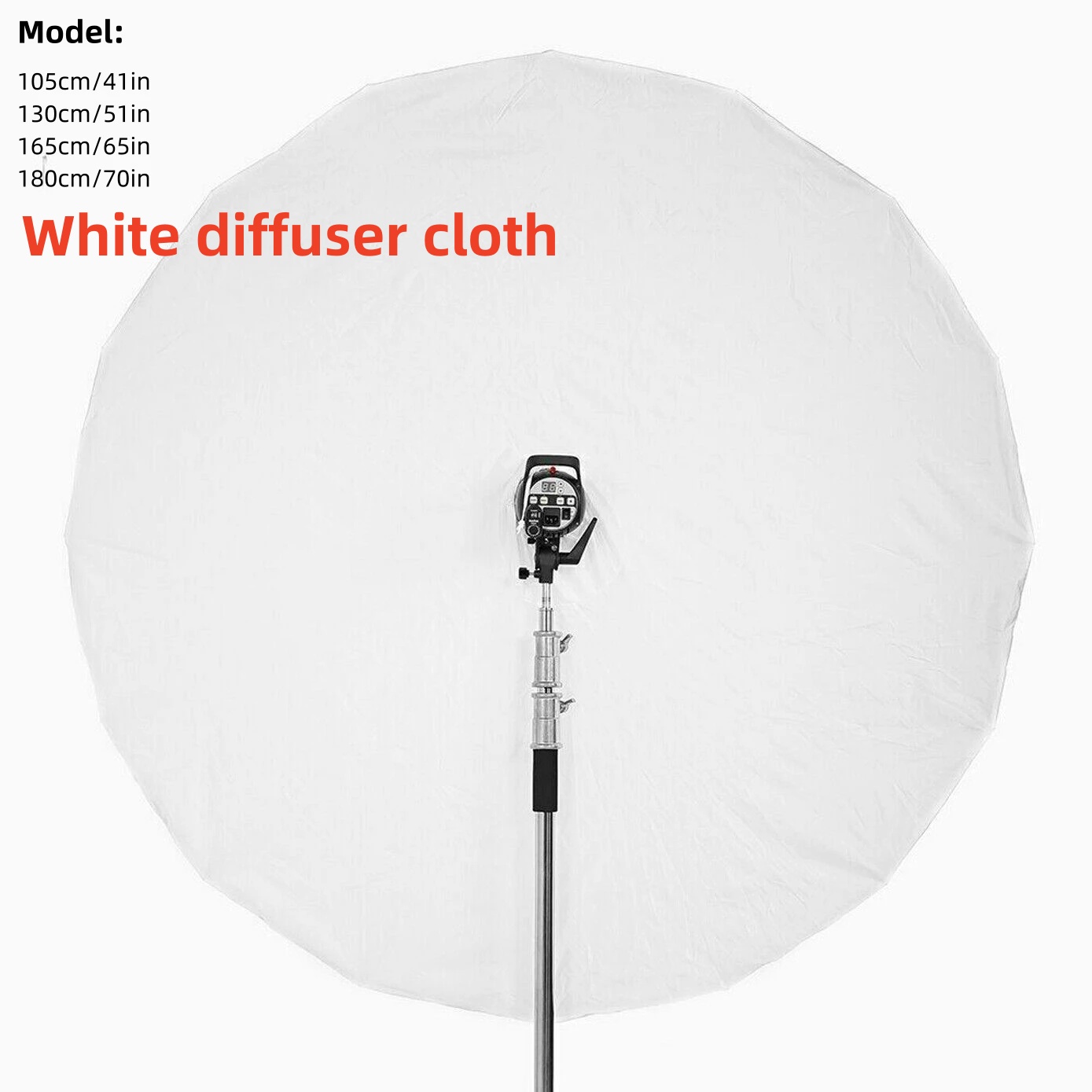 قماش قماش نشر مظلة الفقرة للتص - مراجعة Photography Umbrella Diffuser وسعره