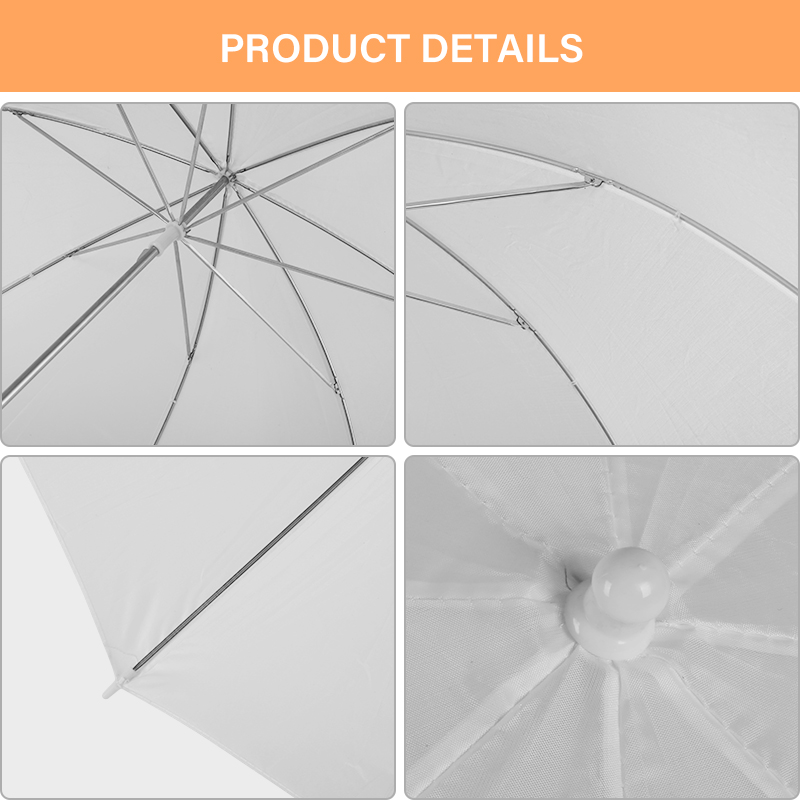 مظلة ناشرة للضوء الشفافة البيض - مراجعة Photography Umbrella Diffuser وسعره