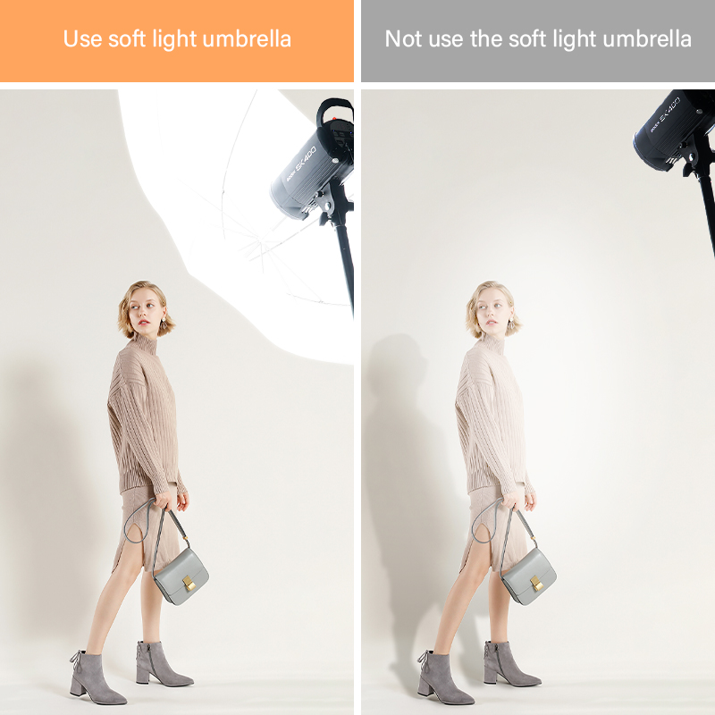 مظلة ناشرة للضوء الشفافة البيض - مراجعة Photography Umbrella Diffuser وسعره