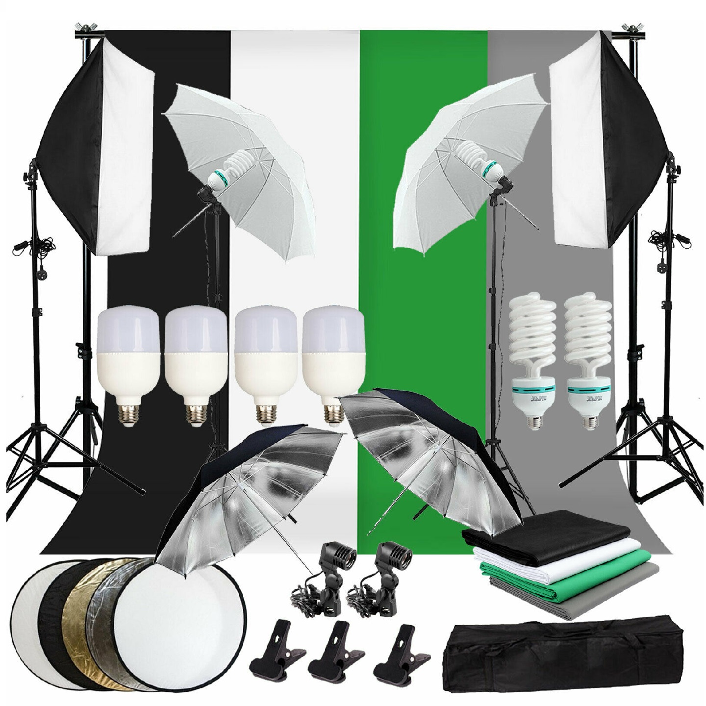 طقم تصوير احترافي كامل من Gold - مراجعة Backdrop Stand Kit وسعره