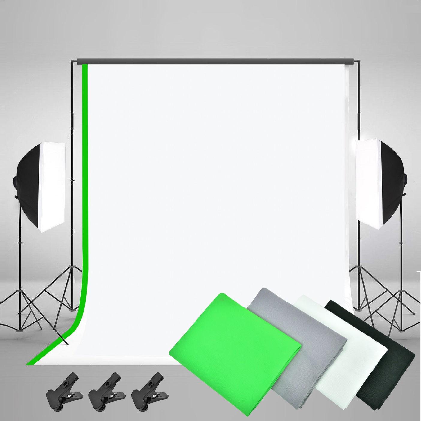 طقم تصوير احترافي كامل من Gold - مراجعة Backdrop Stand Kit وسعره