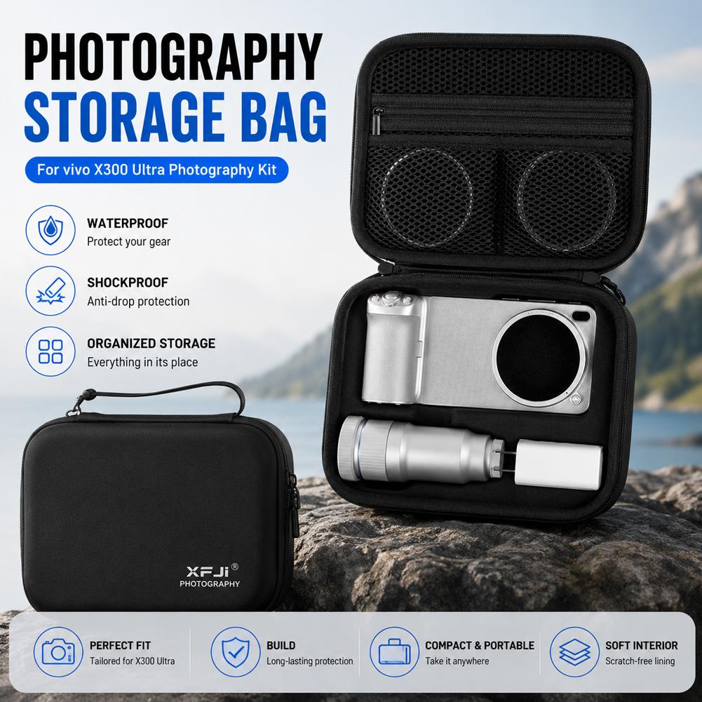 حقيبة تخزين لطقم التصوير الفوت - مراجعة Photography Kit Vivo X300 Ultra وسعره