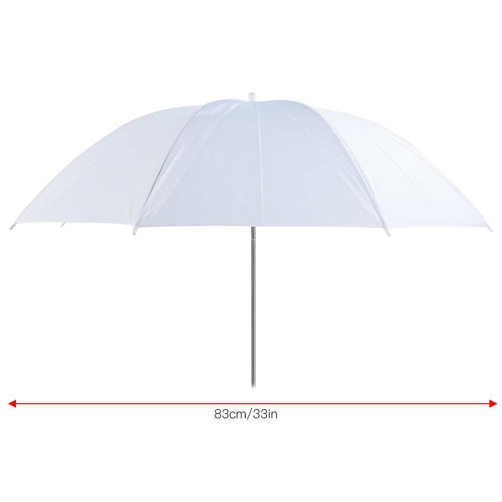 مظلة ناعمة بيضاء شفافة مقاس 33 - مراجعة Photography Umbrella Diffuser وسعره