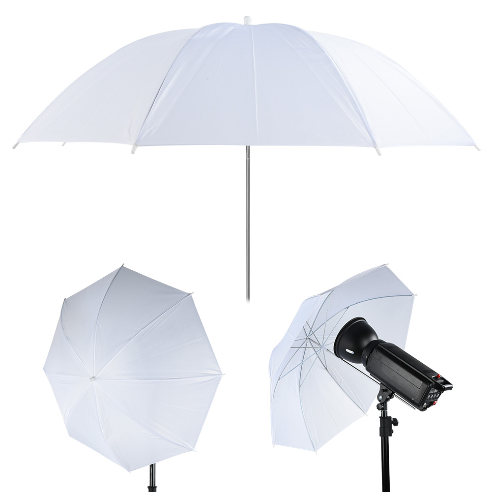 33 بوصة شفافة الأبيض مظلة ناعم - مراجعة Photography Umbrella Diffuser وسعره