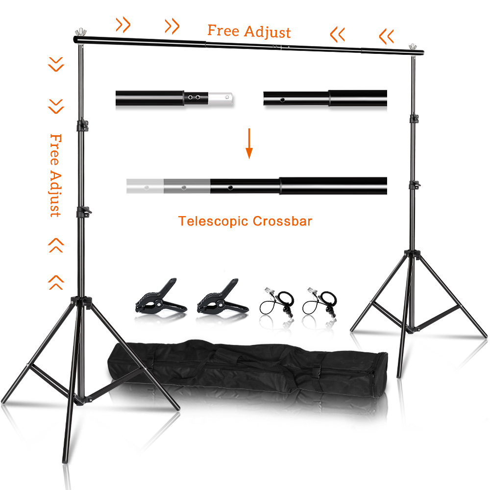 خلفيات استوديو التصوير الفوتوغ - مراجعة Backdrop Stand Kit وسعره