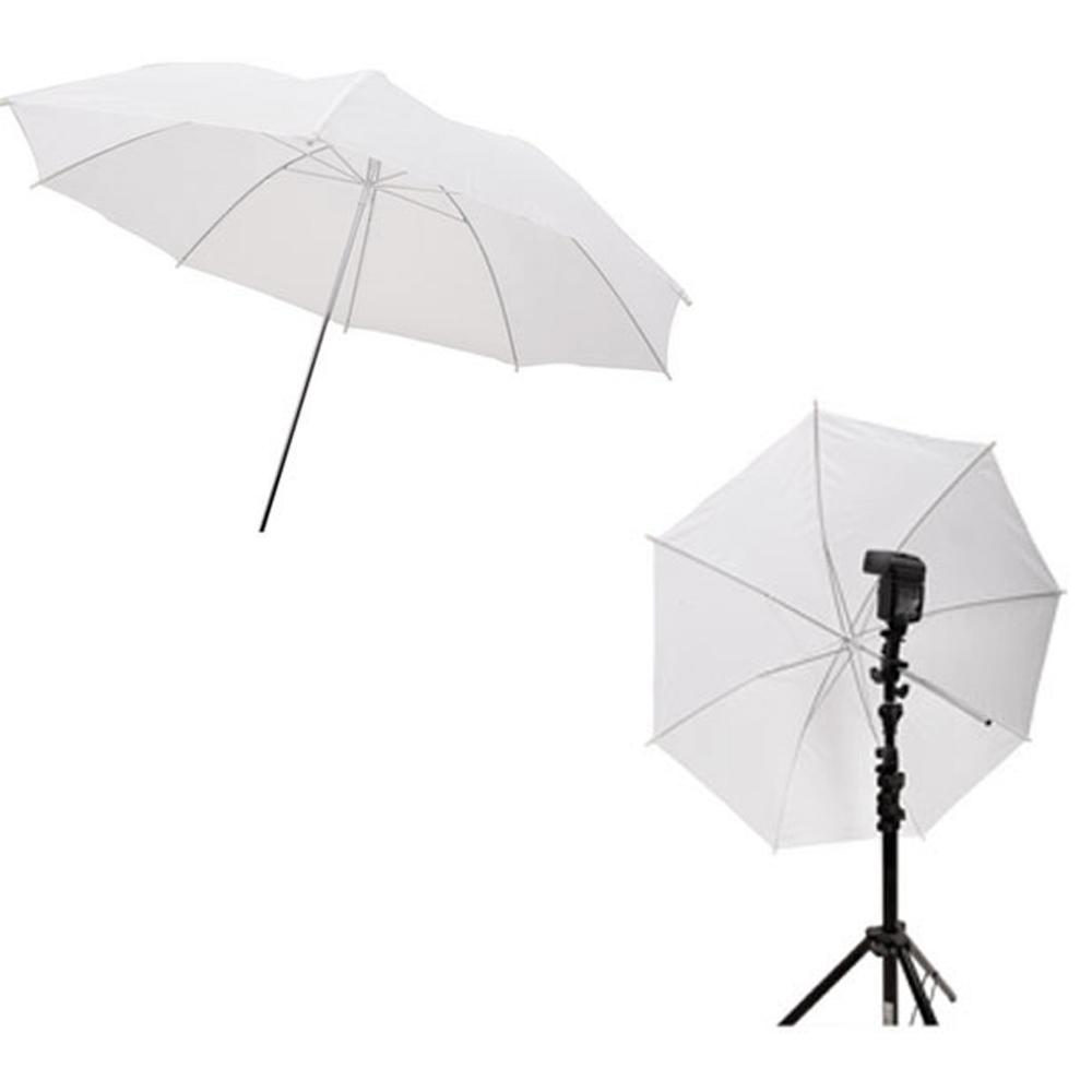 مظلة ناعمة بيضاء شفافة مقاس 33 - مراجعة Photography Umbrella Diffuser وسعره